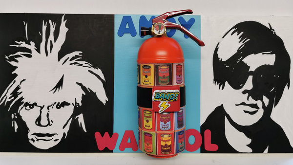 Feuerlöscher Warhol Popart